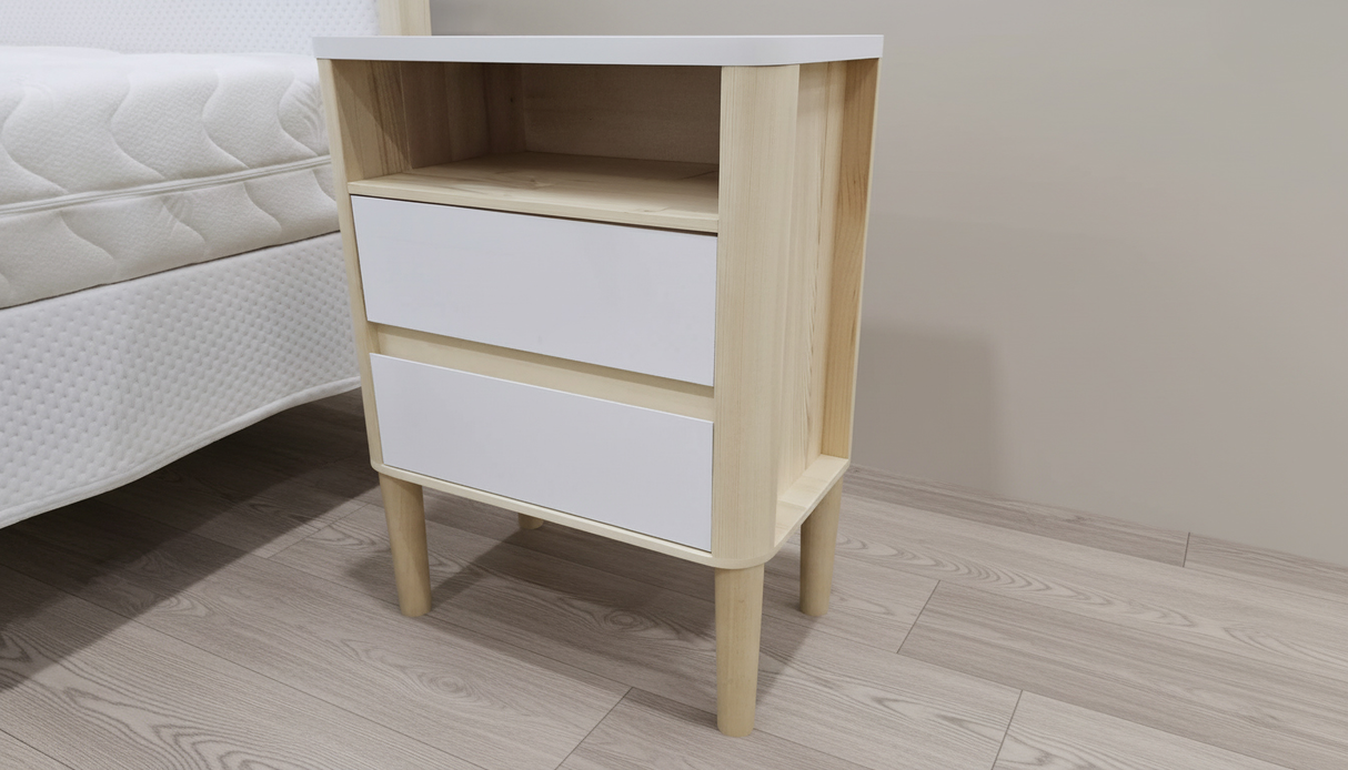 House Of Dreamz Træsengebund med hovedgærde